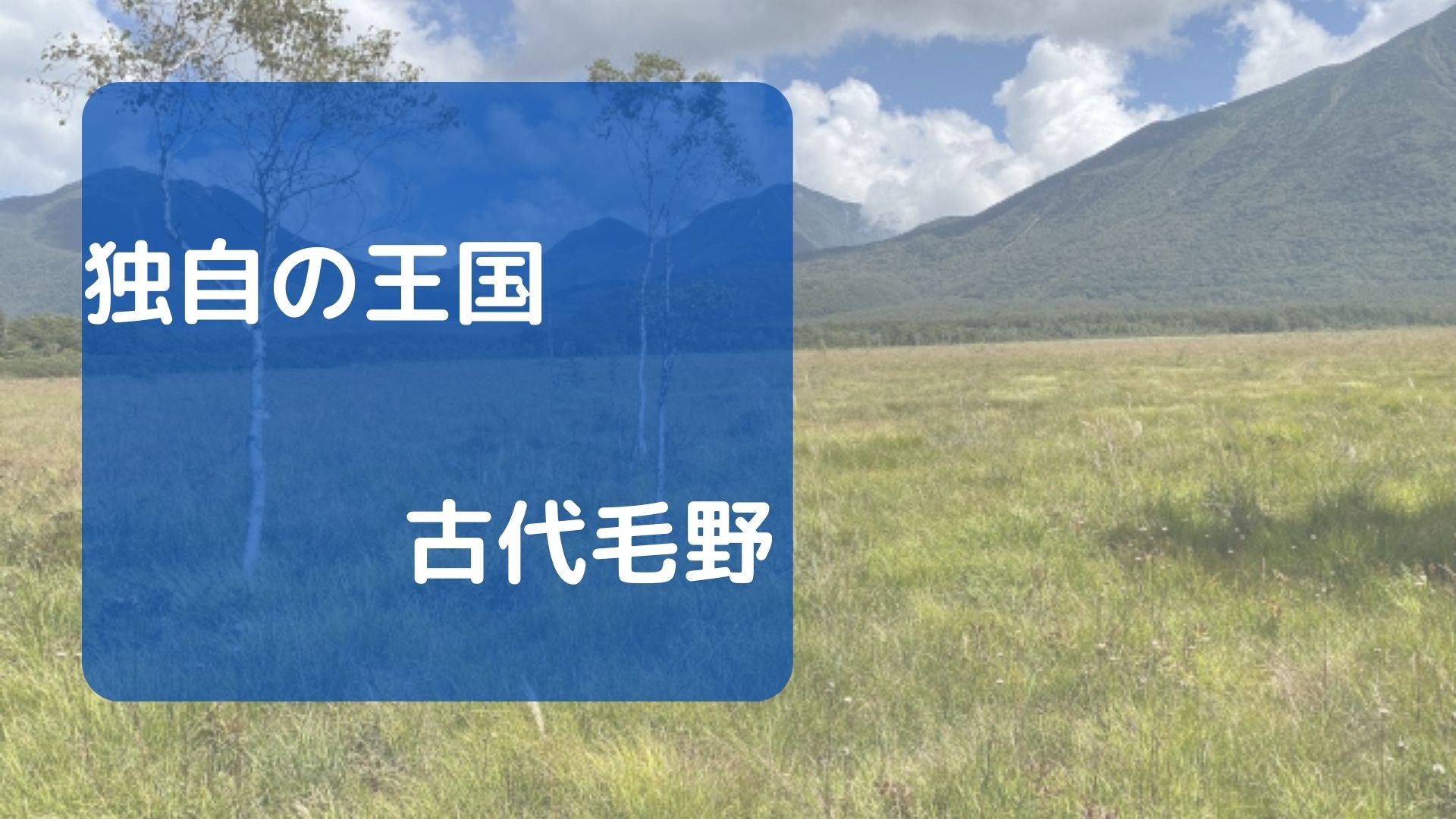独自の王国・古代毛野